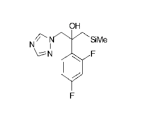 2-(2,4-difluorophenyl)-1-(1-H-1,2,4-triazole)-3-trimethylsilyl-2-propanol